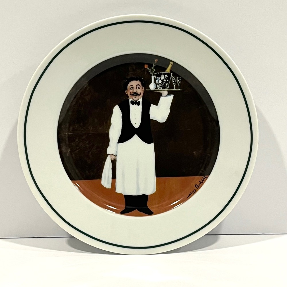 Williams-Sonoma Sommelier Room Service Salad Plate Buffet Waiter  Bistro